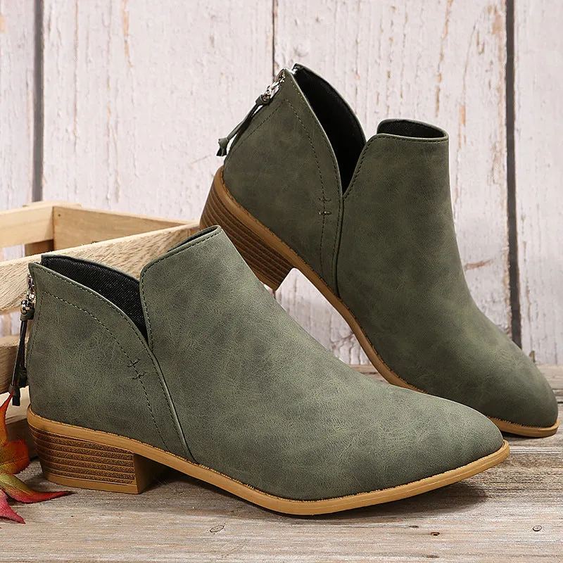 Creamtopmall Better Out West Slip On Booties