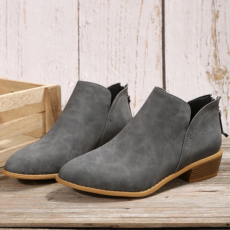 Creamtopmall Better Out West Slip On Booties