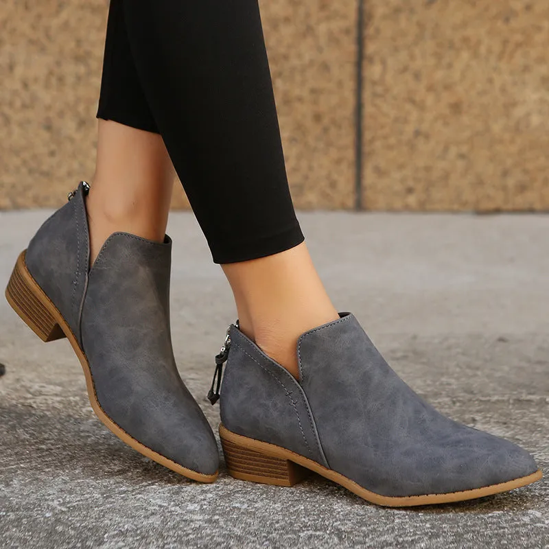Creamtopmall Better Out West Slip On Booties