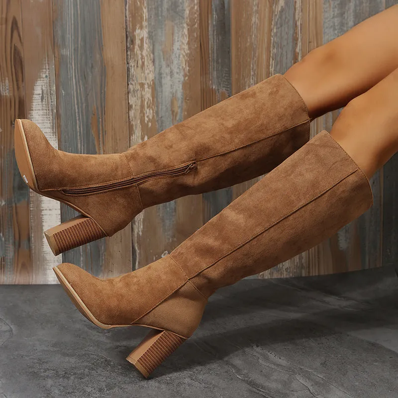 Creamtopmall Keep It Going High Heels Boots