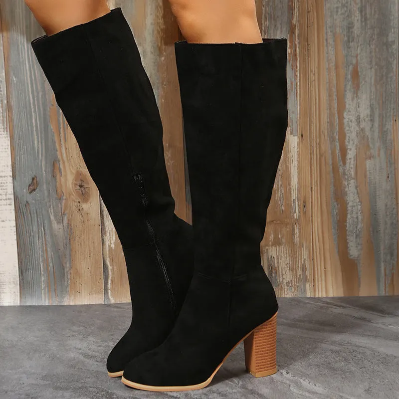Creamtopmall Keep It Going High Heels Boots
