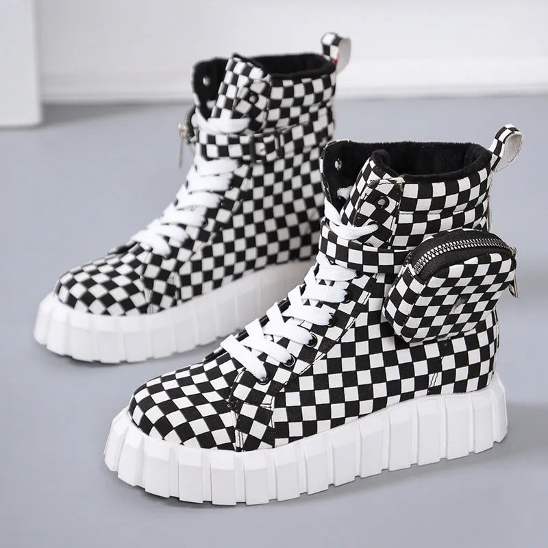 Creamtopmall Ready For The Day Canvas Boots