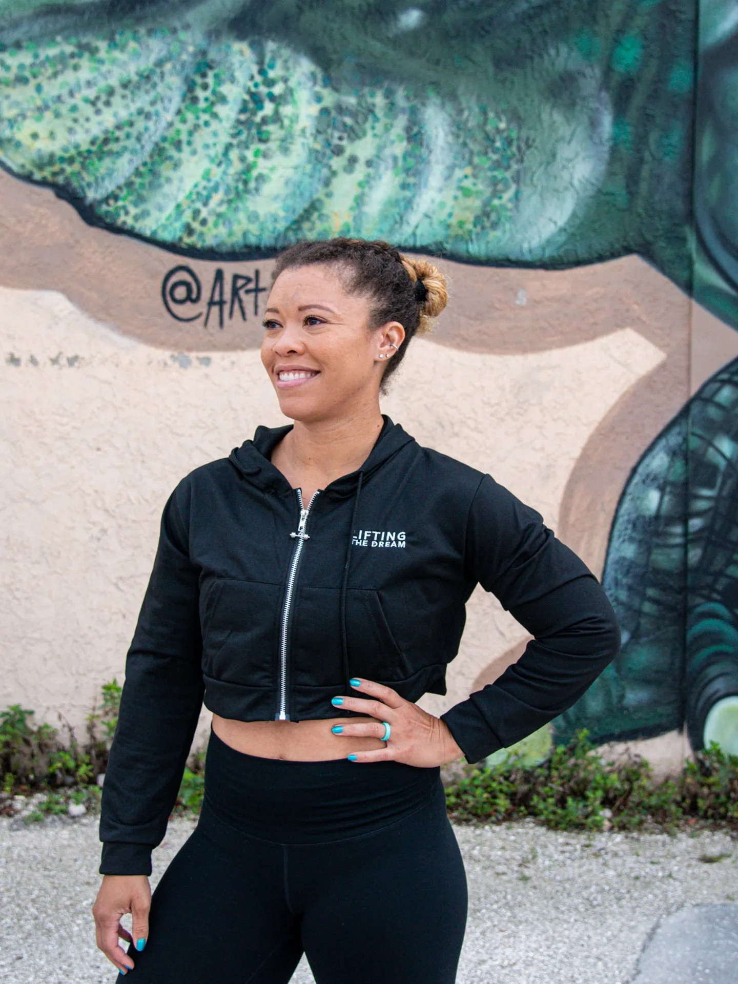 Crop Zip Hoodie