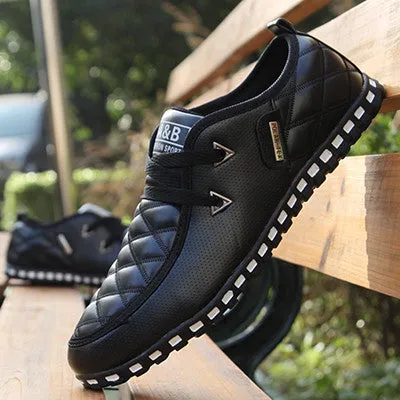 Cross Stitch Casual Loafers Men's Shoes