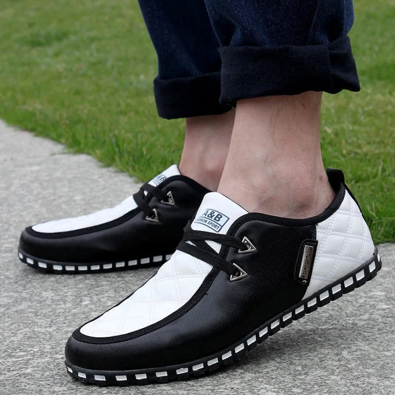 Cross Stitch Casual Loafers Men's Shoes