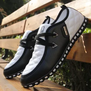 Cross Stitch Casual Loafers Men's Shoes