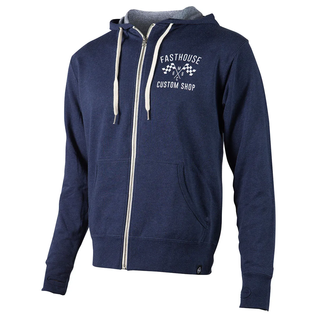 Custom Shop Zip Up Hoodie - Navy