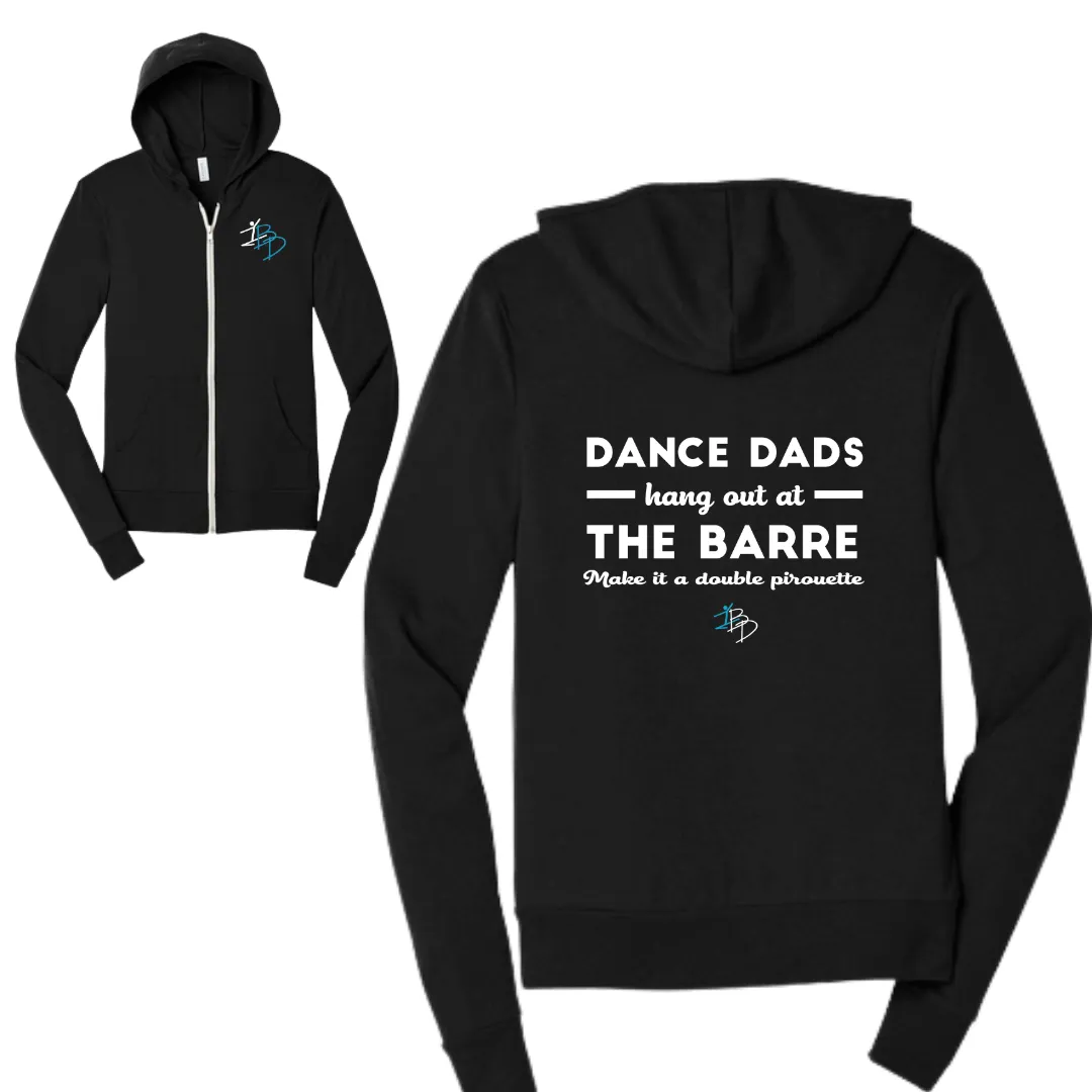 Dance Dad Unisex Triblend Sponge Fleece Full-Zip Hoodie