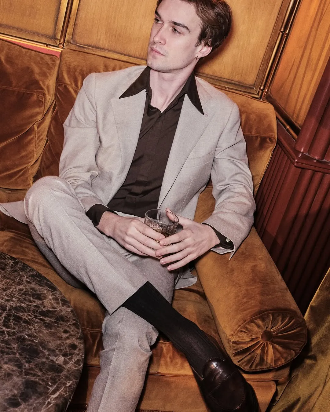Dark Brown Leather Penny Loafers