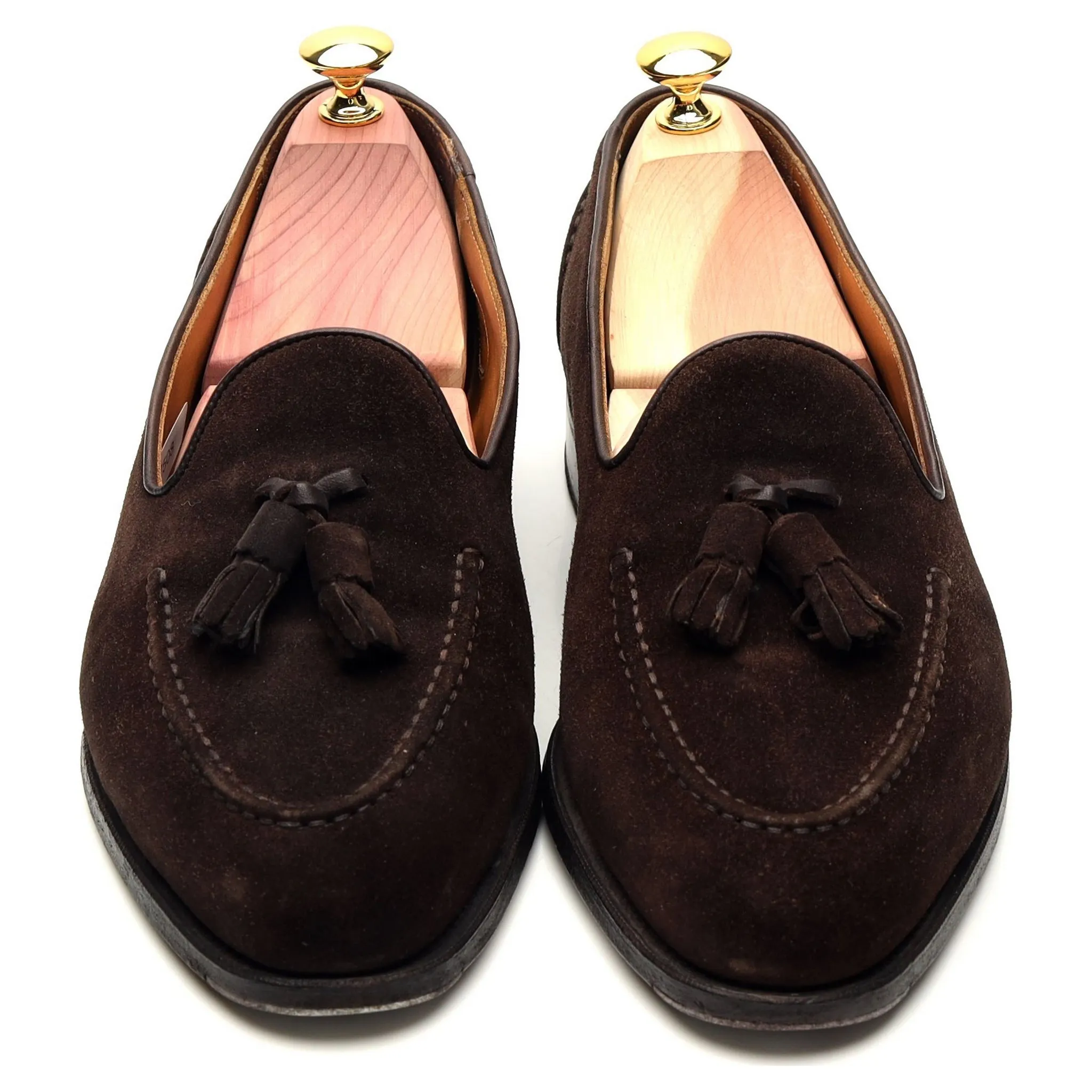 Dark Brown Tassel Loafer UK 7.5 D