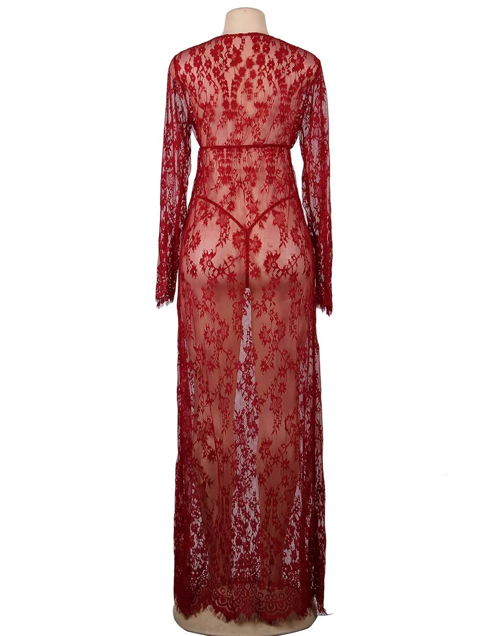 Delicate Lace Long Sleepwear Egypt Gown