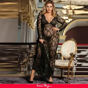Delicate Lace Long Sleepwear Egypt Gown