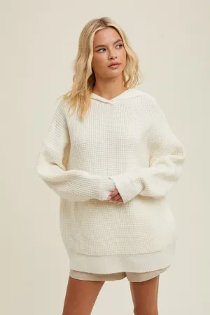 Demi Waffle Cozy Hoodie