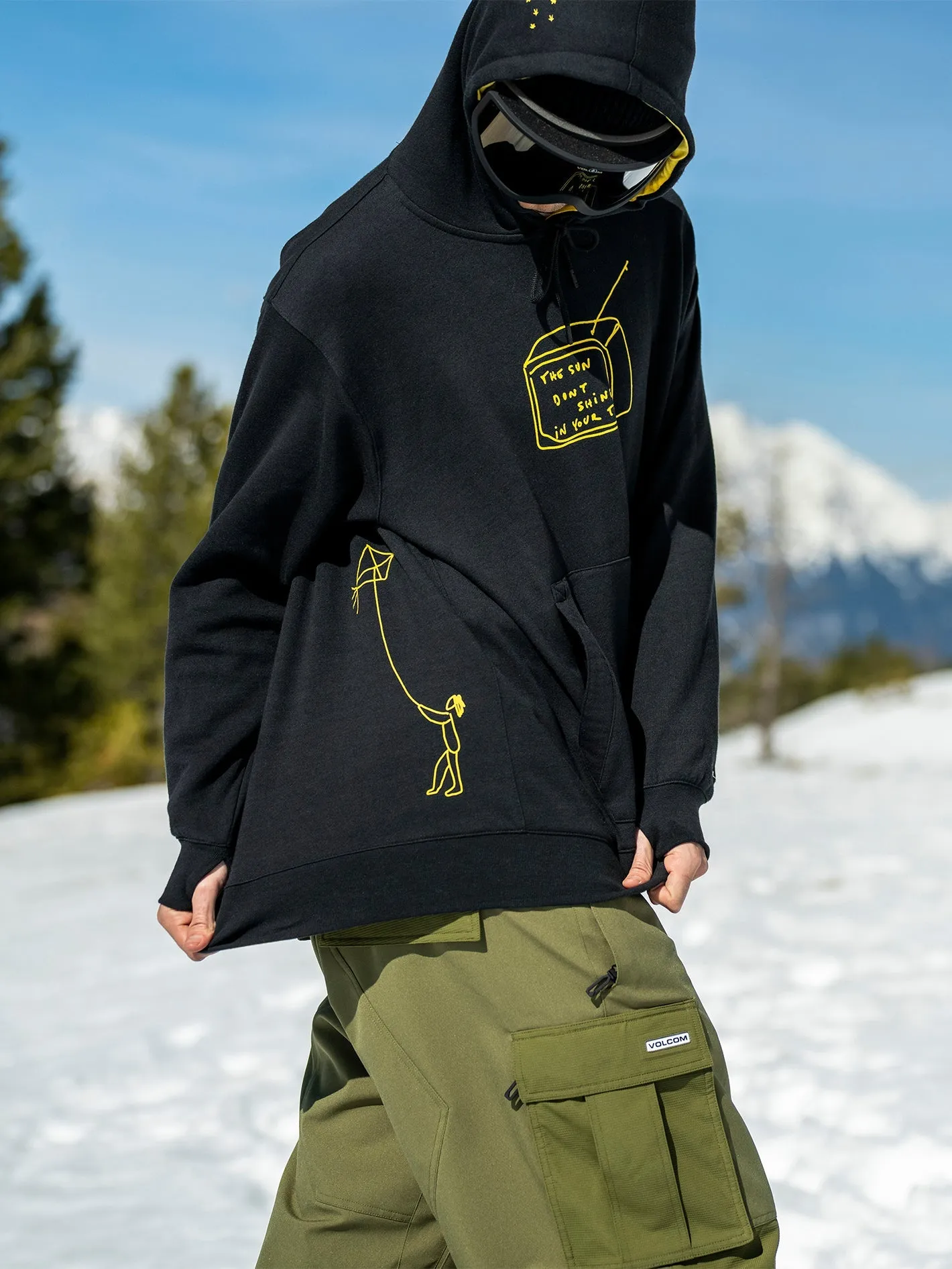 D.I. Kapuzenpullover - BLACK