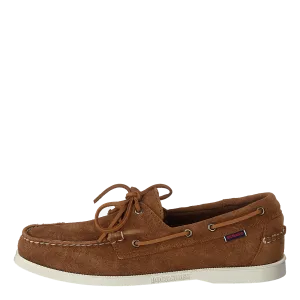 Docksides Portland Suede Brown Cognac