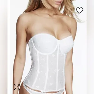 DOMINIQUE ROSEMARIE EMBORDERED LACE CORSET BUSTIER LINGERIE STYLE 8900
