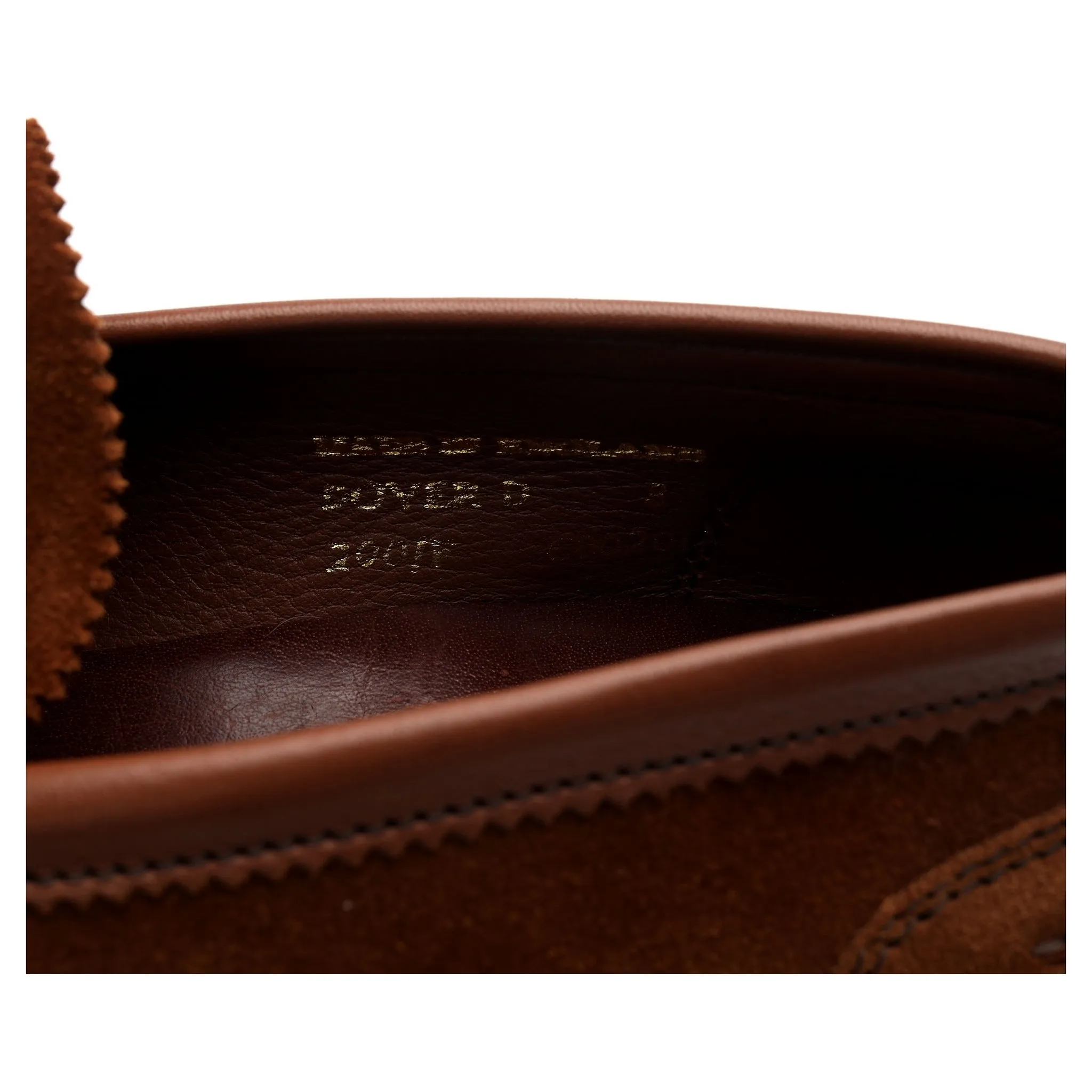 'Dover D' Tan Brown Suede Loafer UK 8 F