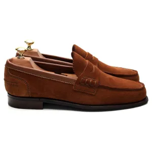 'Dover D' Tan Brown Suede Loafer UK 8 F