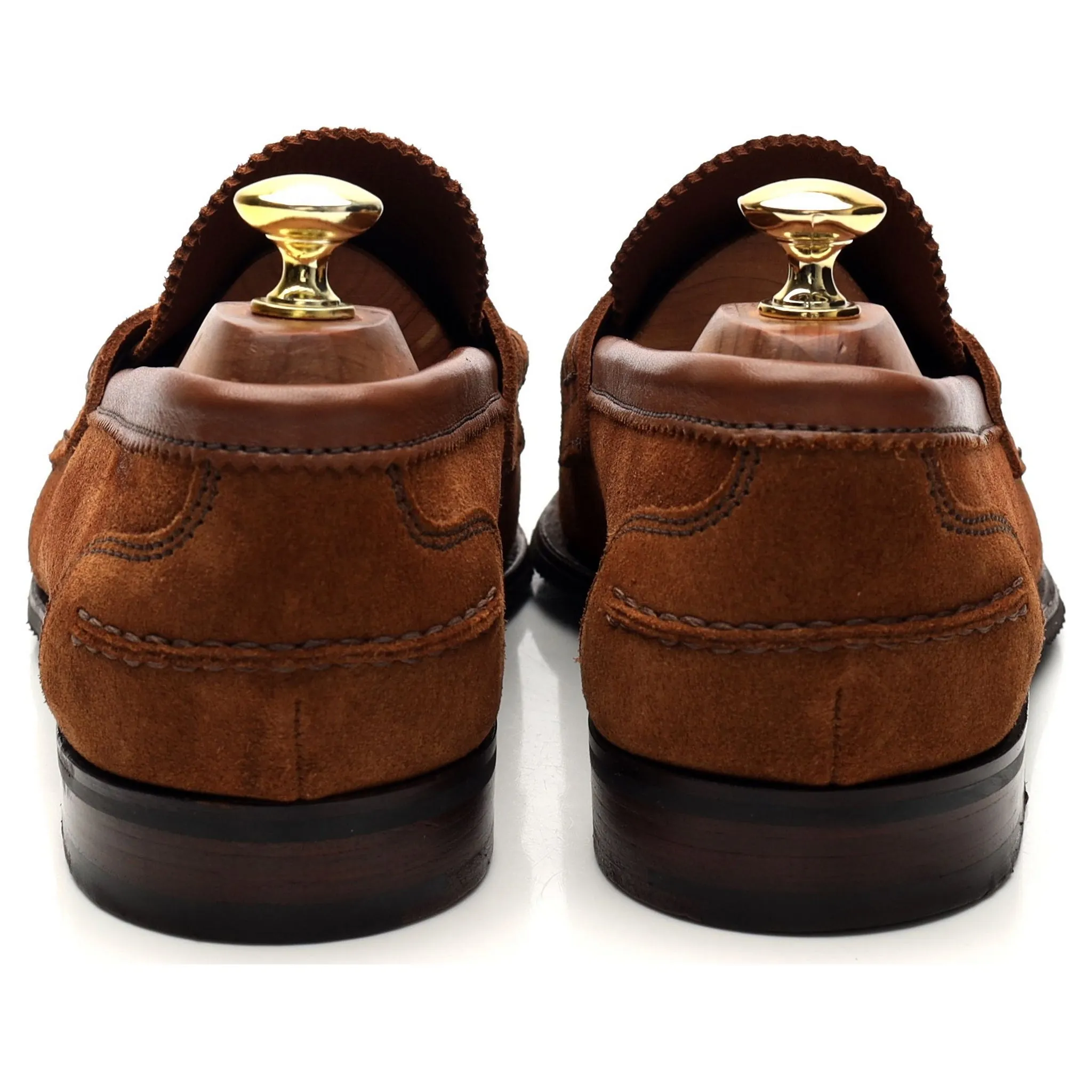 'Dover D' Tan Brown Suede Loafer UK 8 F
