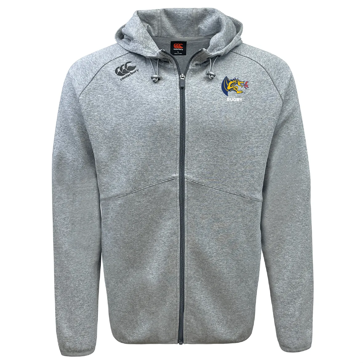 Drexel Rugby Tempo Vapodri Full-Zip Hoodie by Canterbury