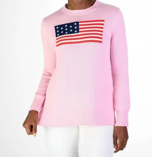 Duffield Lane - Casual Crew Neck Flag Sweater