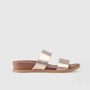 Edith Comfort Slide Sandals Rosegold 01374
