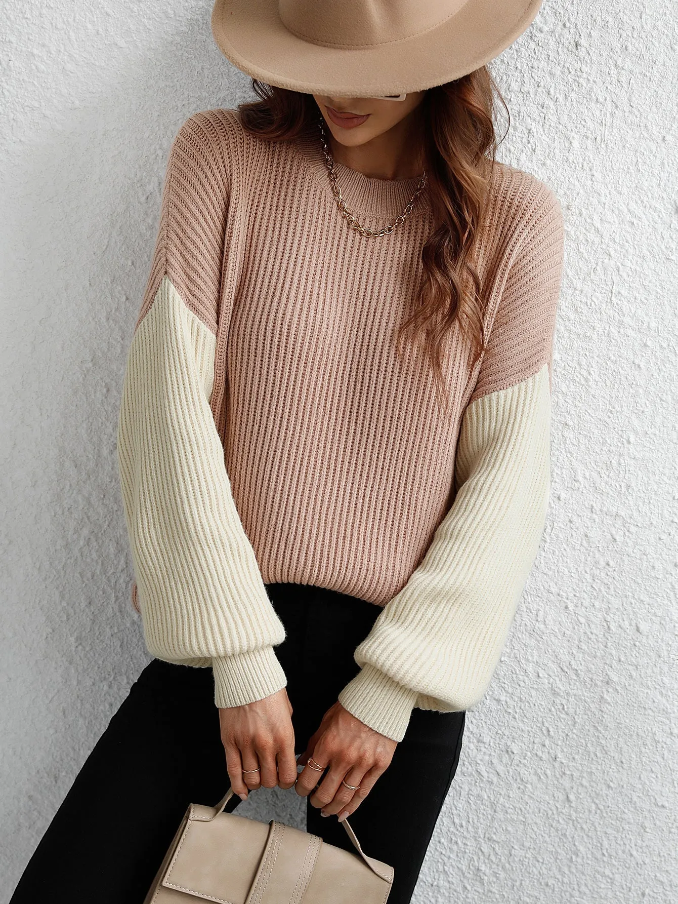 Estatia Knit Sweater - Khaki