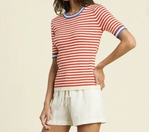 Farrah Sweater Red Stripe