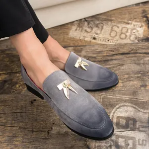 Fashion Men's 2020 outdoor Leather Shoes 38-45 Leather Soft Anti-slip Rubber Loafers Shoes Man Casual Leather loafers Shoes w5
