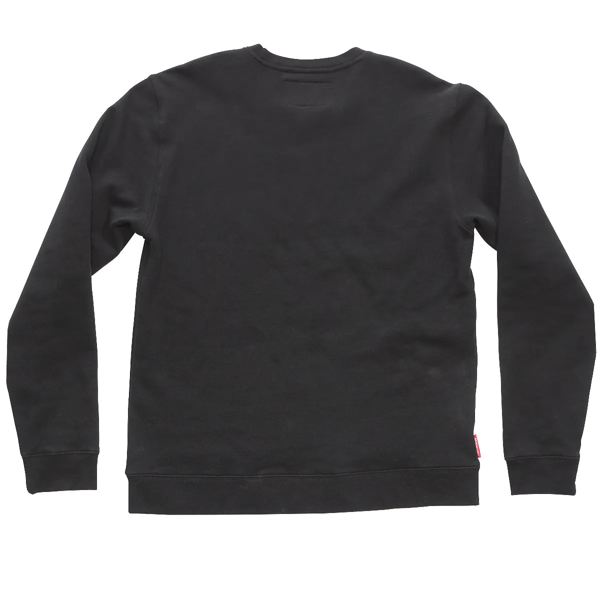 Flag Crew Neck Pullover - Black