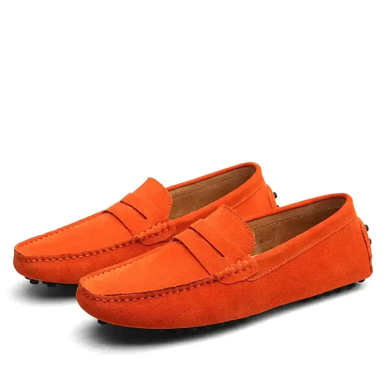 Forest-Leather Casual Loafers