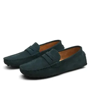 Forest-Leather Casual Loafers