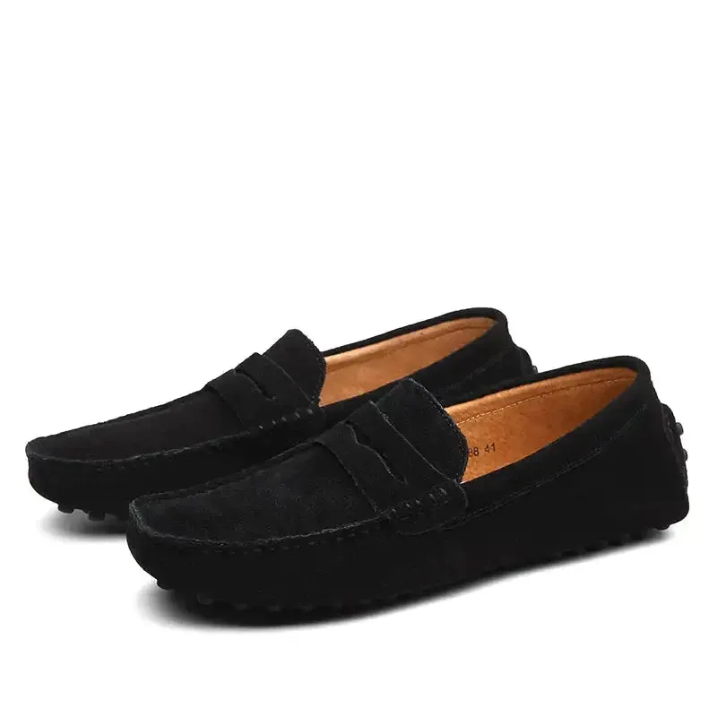 Forest-Leather Casual Loafers