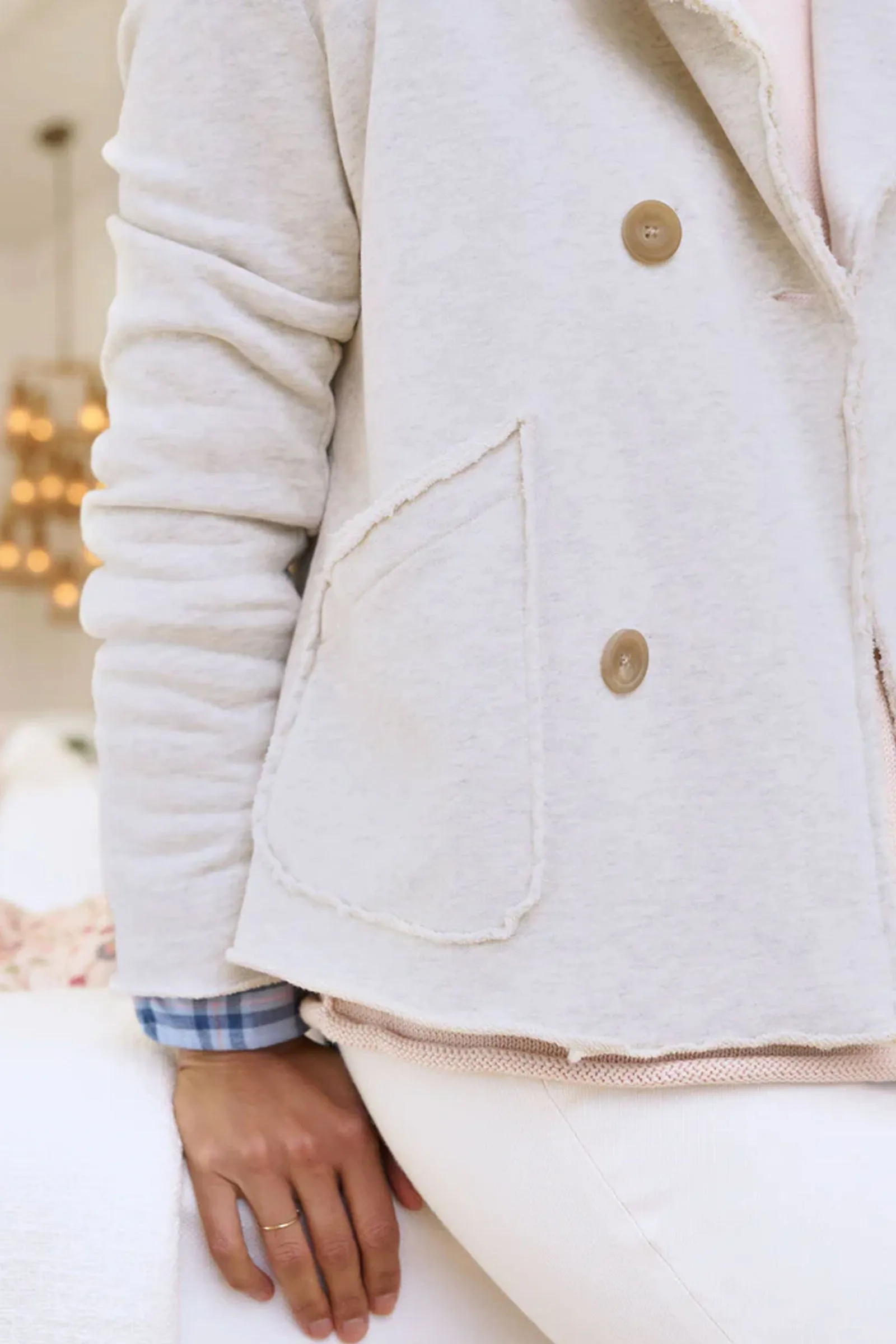 Frank and Eileen Mini Belfast in Heather White Mélange