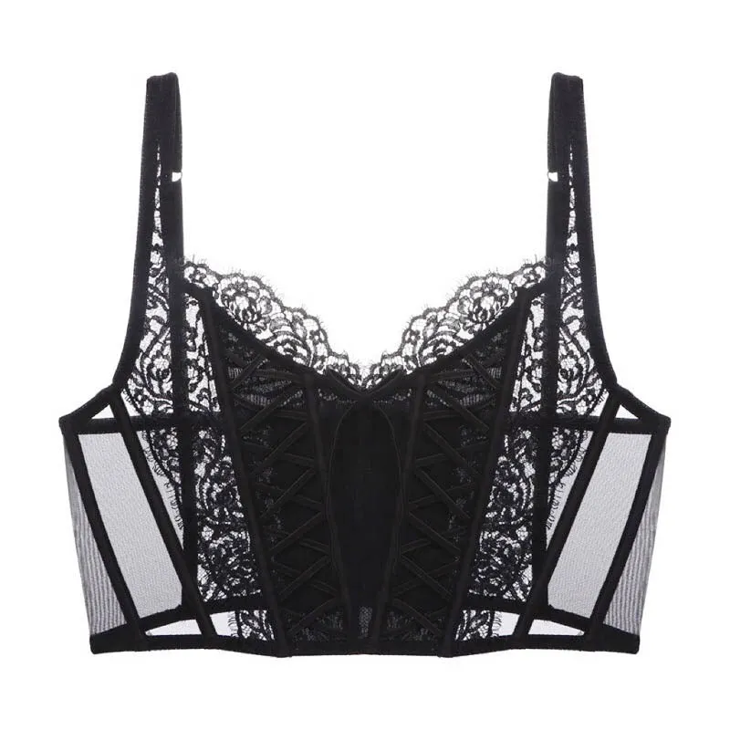 French Embroidery Corset Lingerie