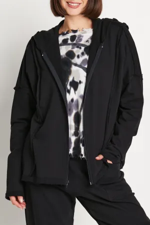 French Terry Seamed Hoodie