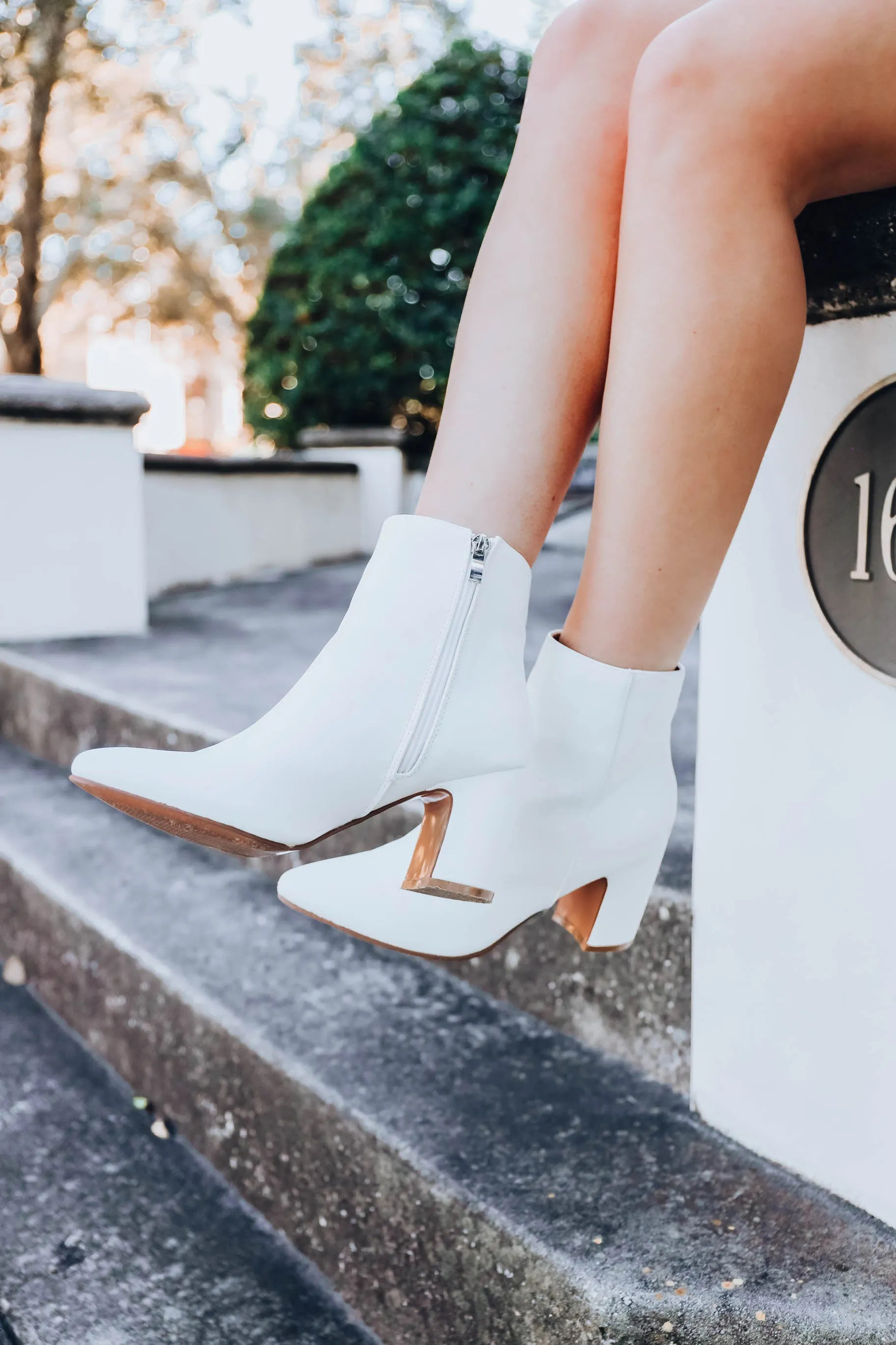 Fun and Flirty Booties - White