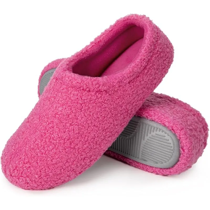Fuzzy Fur Memory Foam Loafers Slippers