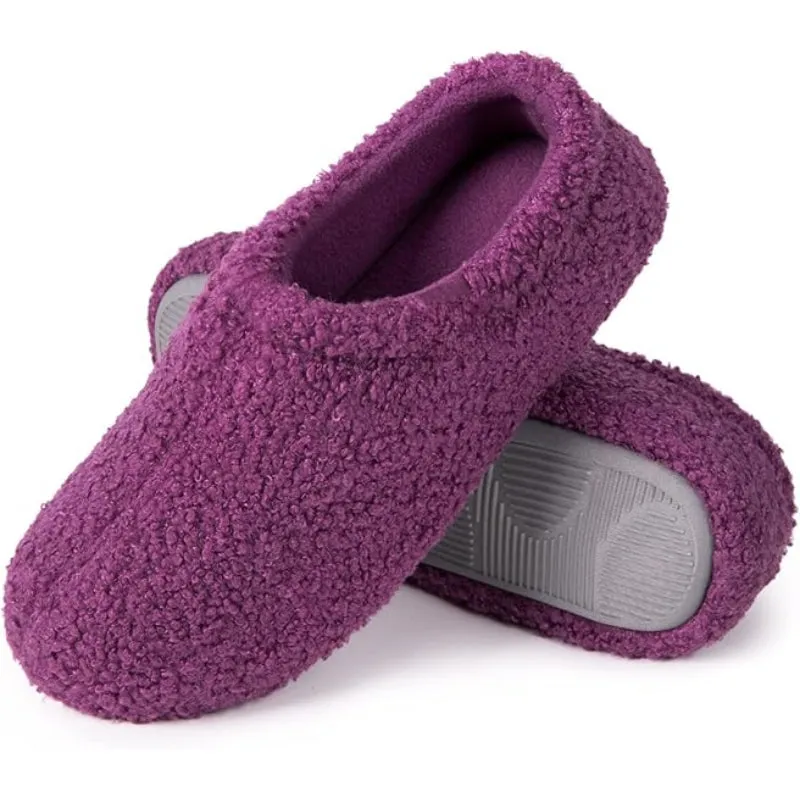 Fuzzy Fur Memory Foam Loafers Slippers