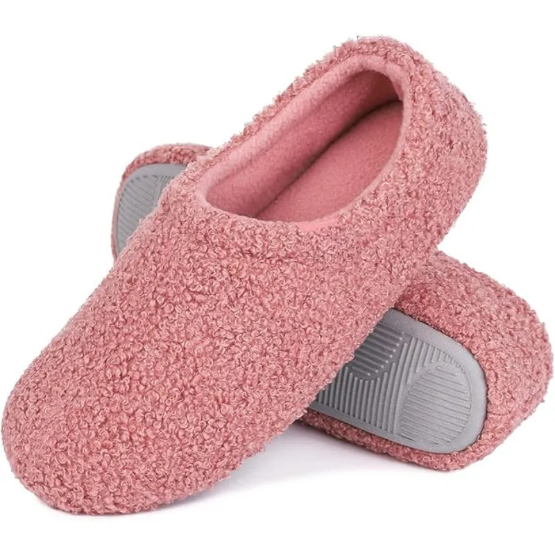 Fuzzy Fur Memory Foam Loafers Slippers