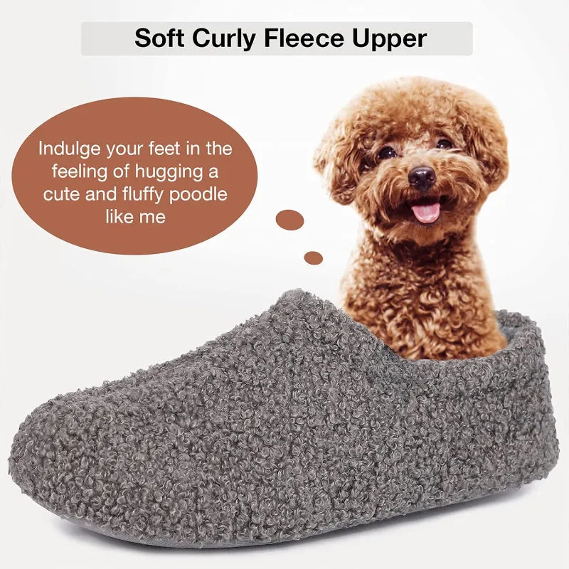 Fuzzy Fur Memory Foam Loafers Slippers