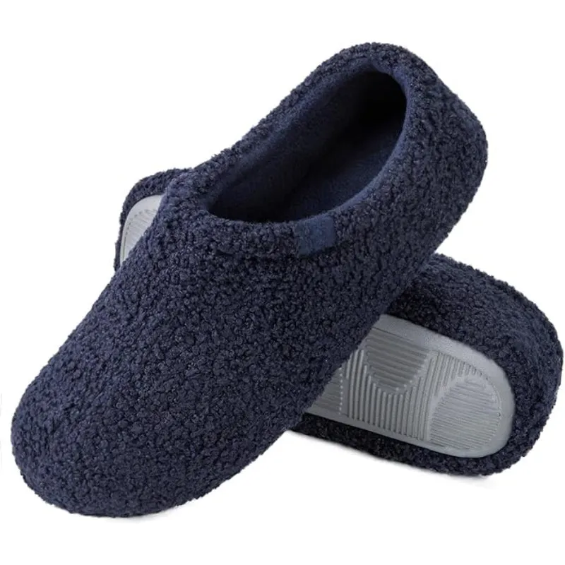 Fuzzy Fur Memory Foam Loafers Slippers