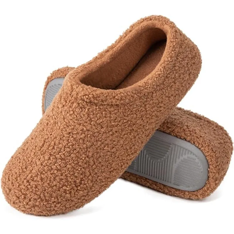 Fuzzy Fur Memory Foam Loafers Slippers