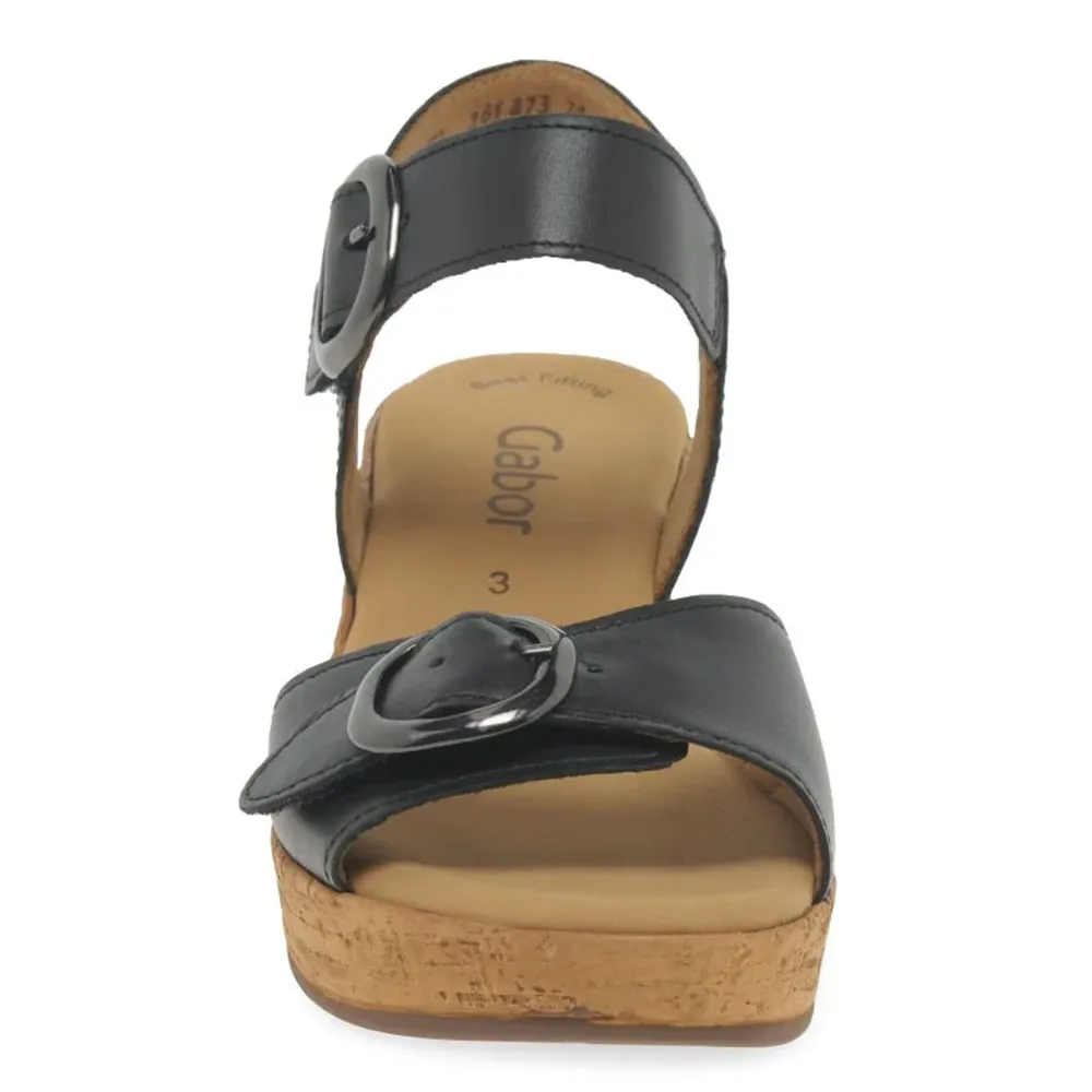Gabor Fantastica Schwarz Sandals
