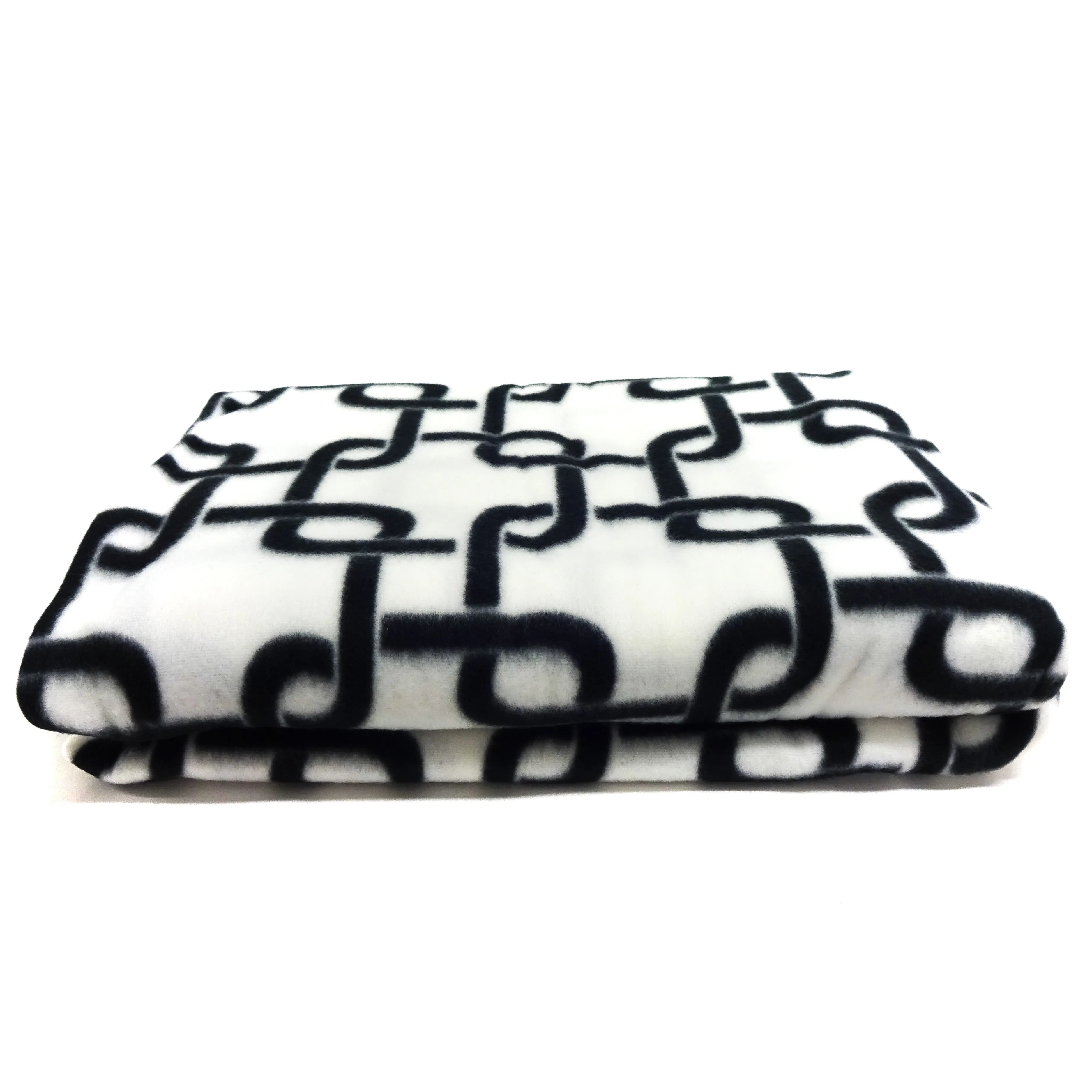 Geometric Anti-Pill Fleece, (2 Yards cut)