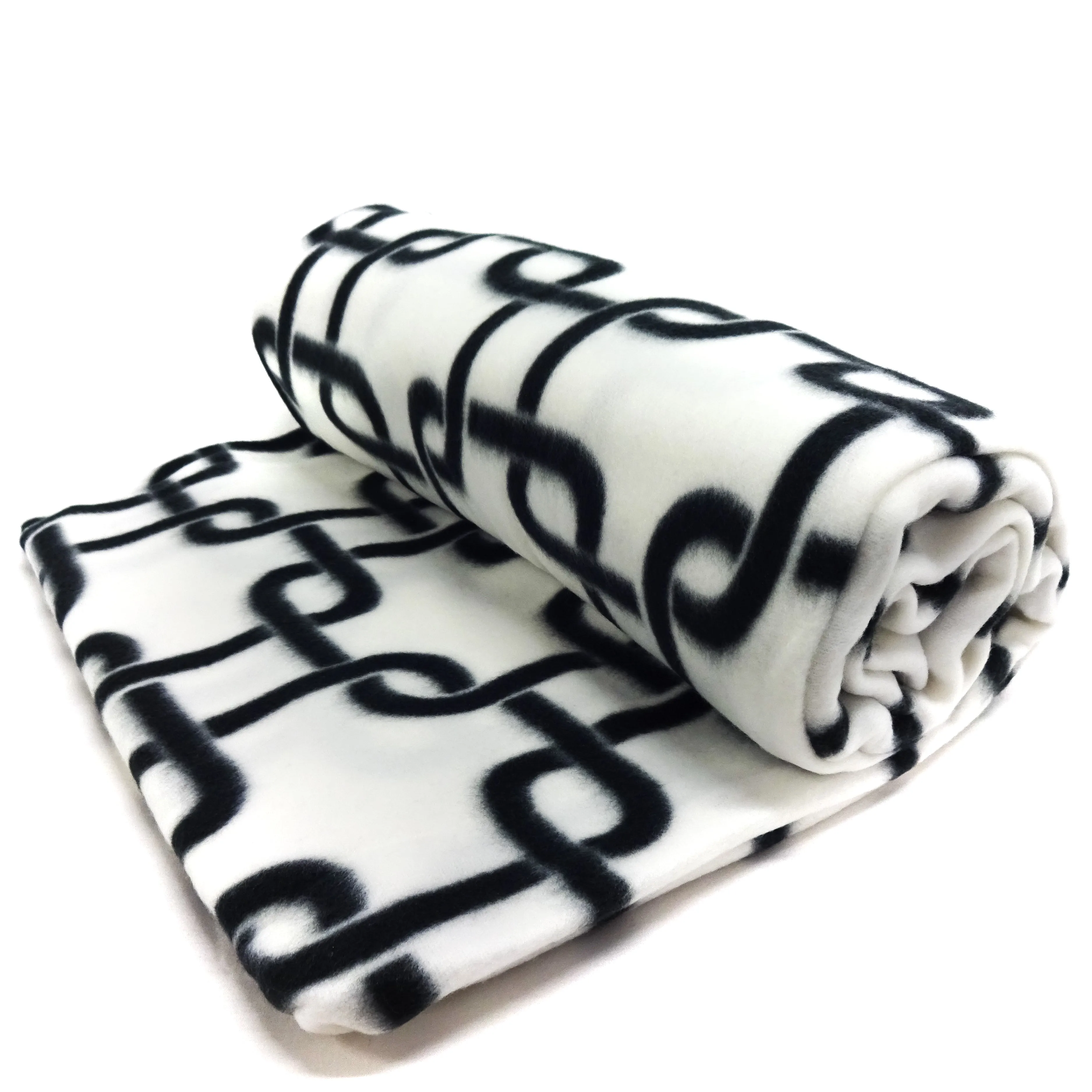 Geometric Anti-Pill Fleece, (2 Yards cut)