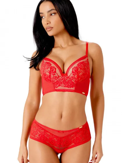 GOSSARD - ENCORE SHORT IN Allure Red