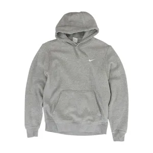 Gray Solid Hoodie Pullover