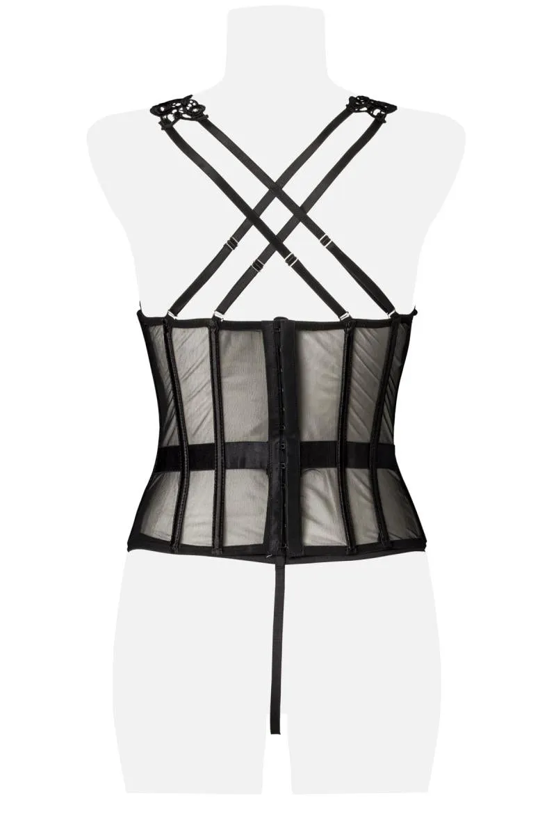 Grey Velvet 2-Piece Corsage Set