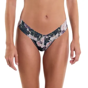 Hanky Panky Printed Lace Low Rise Thong